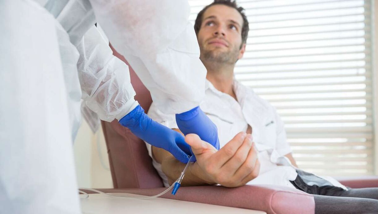 intravenoossed süstid prostatiidi korral